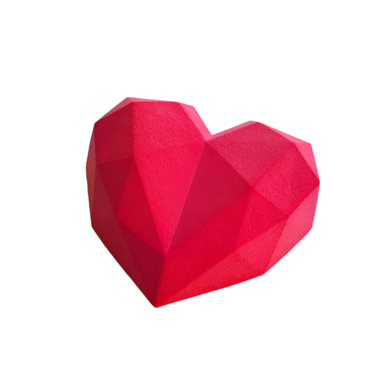 Diamond Heart Shaped in 3D Baking Mold