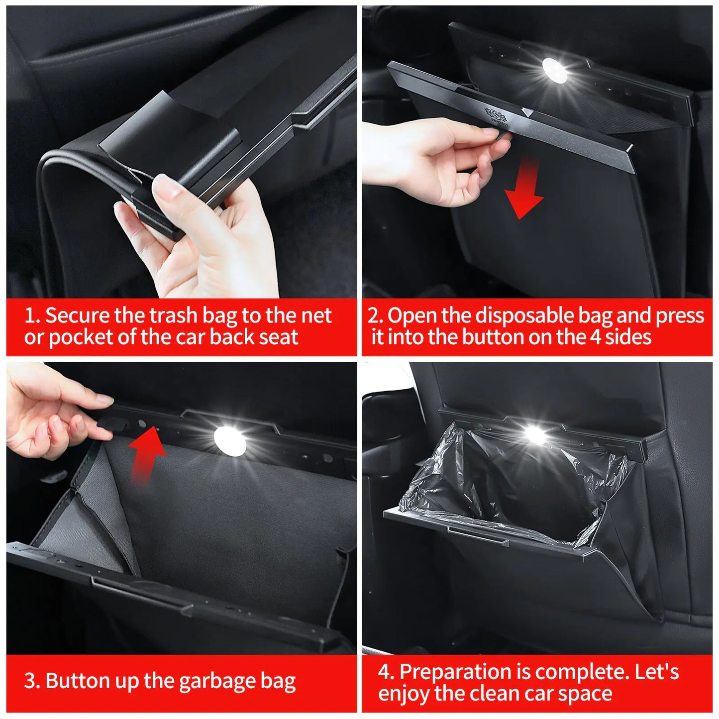 Car Garbage Bag for Backseats