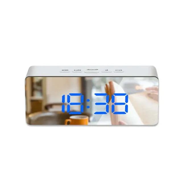 LED Mirror Digital Clock