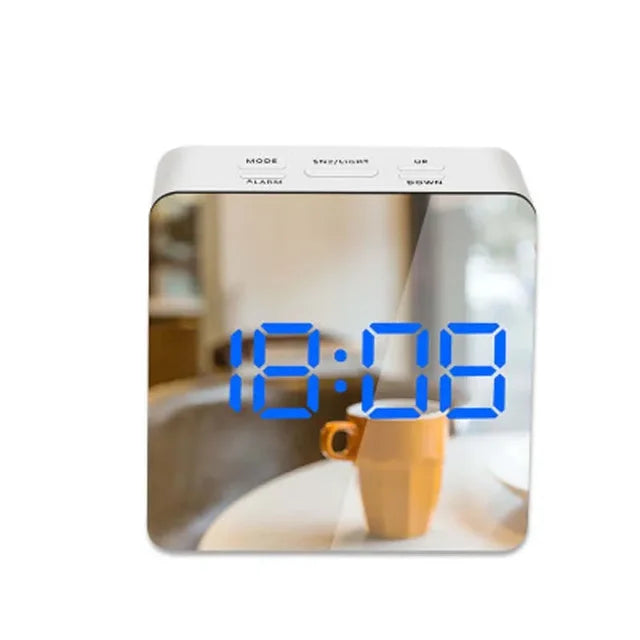 LED Mirror Digital Clock