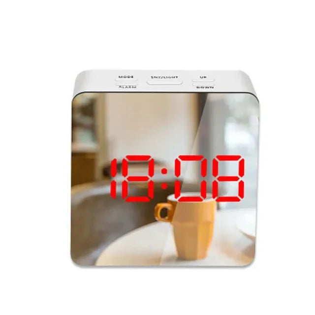 LED Mirror Digital Clock