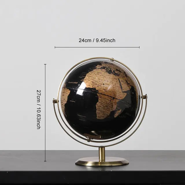 World Globe Retro for Office Desk