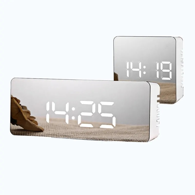 LED Mirror Digital Clock