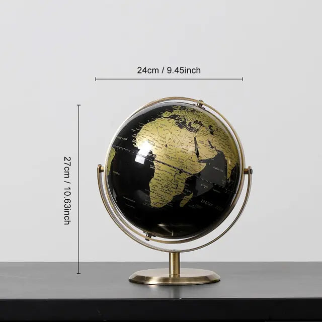 World Globe Retro for Office Desk